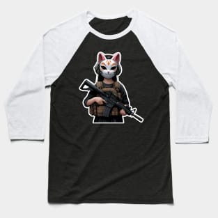 Tactical Kitsune Baseball T-Shirt